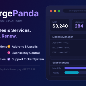 ChargePanda - PHP Script to Sell Digital Products, Downloads, Subscriptions & Licenses